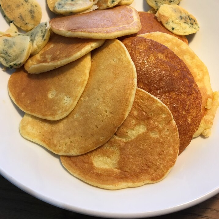 赤ちゃんも食べれるふわふわパンケーキ